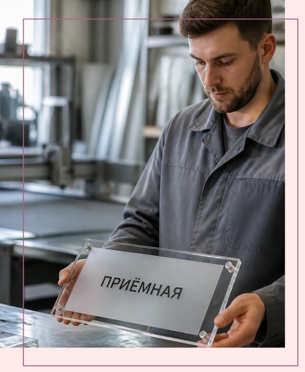 Таблички из оргстекла на заказ в Костроме от 3982 р. | Аванза-Кст