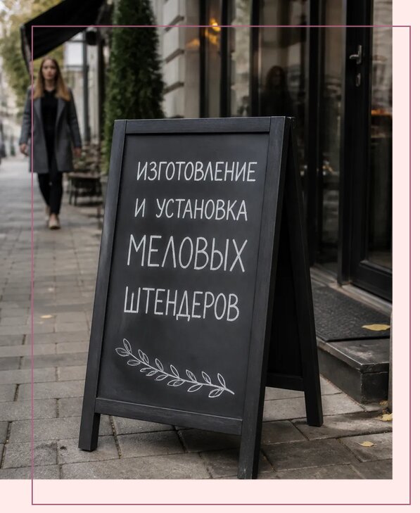 Меловые штендеры в Костроме по цене от 6636 р. | Аванза-Кст